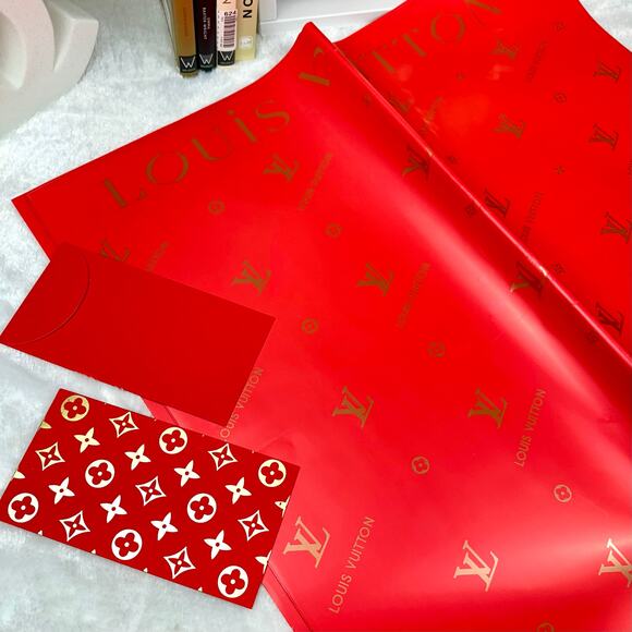 LV thick type wrapping tissue paper with envelopes 5 sets - Picture 2 of 7